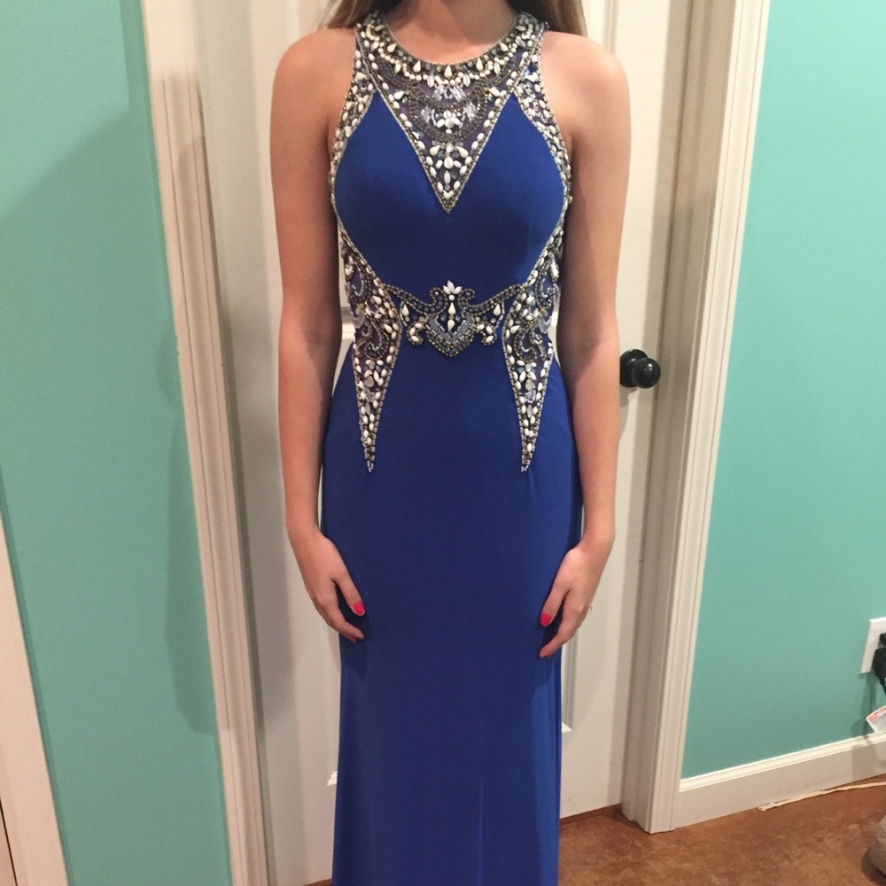 Royal blue Prom/Formal dress size 2